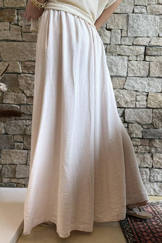 Riviera Palazzo Pant Seashell